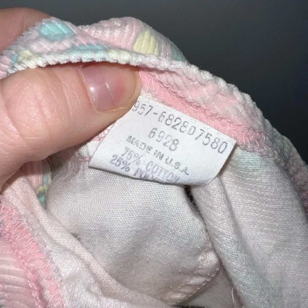 Vintage Oshkosh Corduroy Pink Overalls Dress size 5